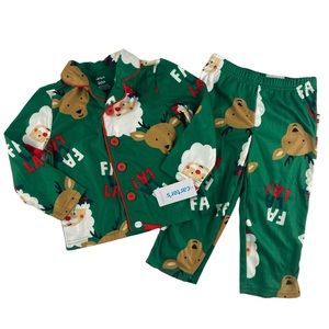 NWT 2T Carter's Christmas Santa Pajama Set
